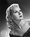 A gripping portrait of Adele Jergens to support her role as Princess Armina in Columbia Pictures adventure fantasy, "A Thousand and One Nights”, directed by Alfred E. Green, 1945.