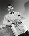 Portrait of Glenn Ford as suave, devious gambler Johnny Farrell in Gilda, 1946