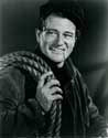 John Wayne with an Ohio Blue-Tip match stick. He is immitating Ned Scott's habit of chewing on one around the studio. John Wayne plays Ole, Scandanavian seaman aboard SS Glencairn, as the vessel enters dangerous waters with a perilous cargo during John Ford's epic sea drama, 'The Long Voyage Home, 1941'