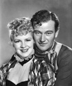 John Wayne and Clair Trevor