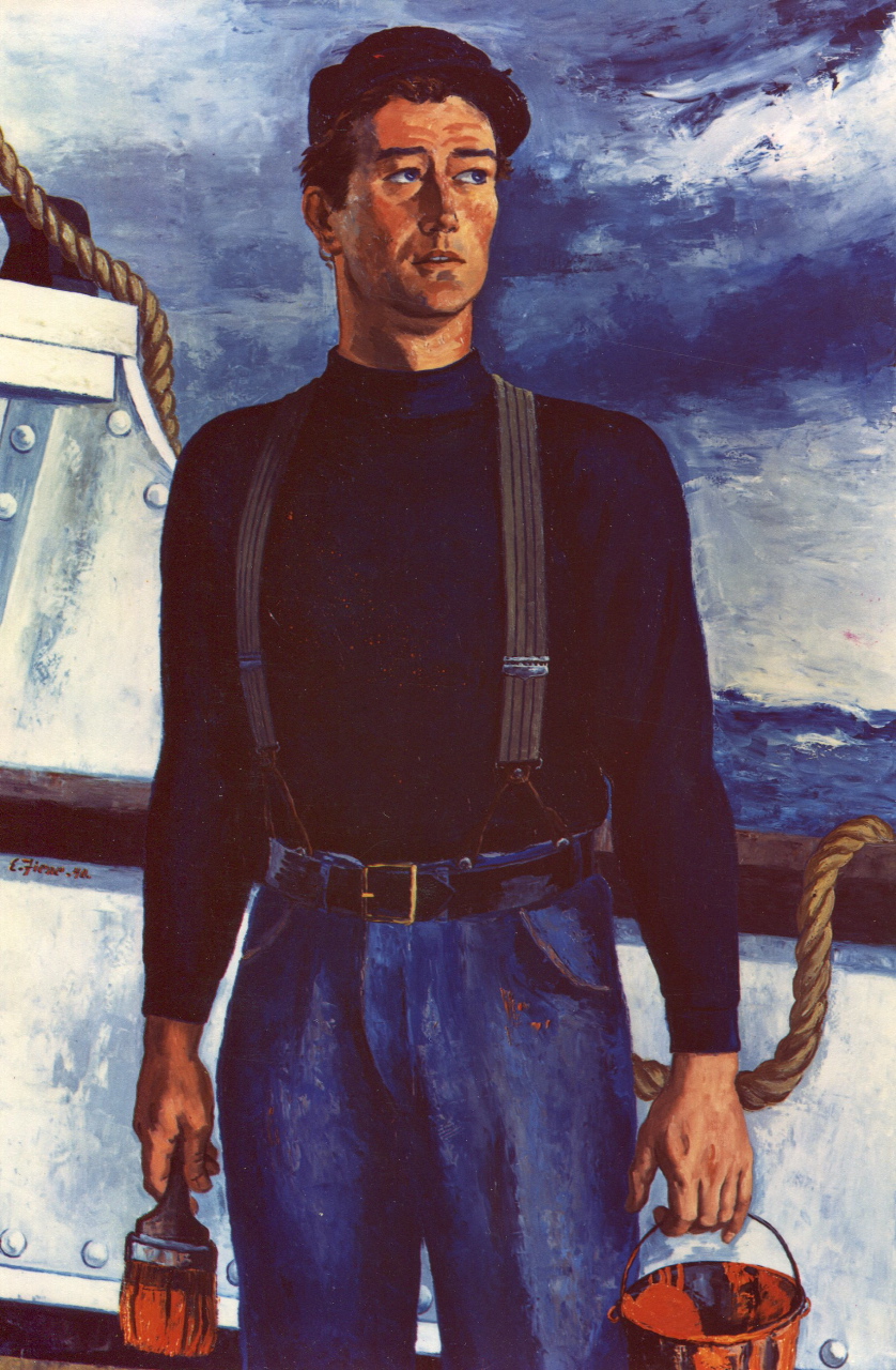 John Wayne photo as seaman Ole